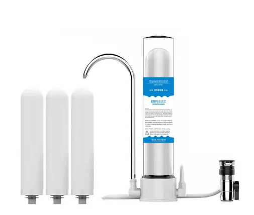Purificateur d'eau domestique, filtre à eau du robinet direct, cartouche en céramique transparente