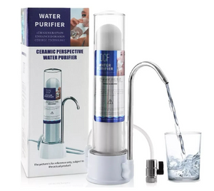 Purificateur d'eau domestique, filtre à eau du robinet direct, cartouche en céramique transparente